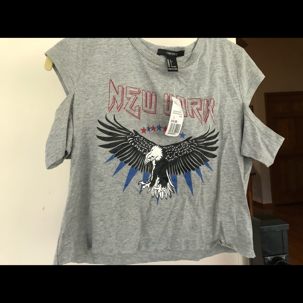 New York cut off tshirt